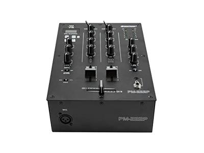 Omnitronic PM-222P 2-kanaals dj-mixer met Bluetooth en MP3 speler - thumbnail