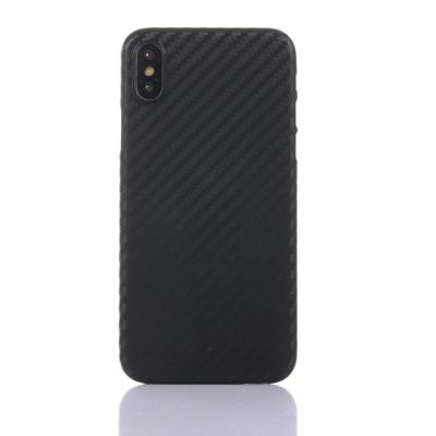 Carbon Fiber Ultrathin PP beschermhoes voor iPhone XR (zwart)