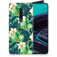 OPPO Reno 2 TPU Case Orchidee Groen - thumbnail
