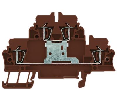 Weidmüller 1799790000 Klem 2-etages Spanveer Bruin 50 stuk(s)