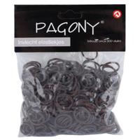 Invlecht elastiekjes bruin - thumbnail