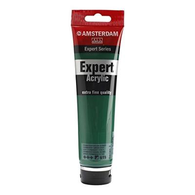 Royal Talens Amsterdam Expert Series Acrylverf Tube 150 ml - Permanentgroen Donker 619