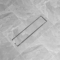 VidaXL Doucheputje rechthoekig 530x140mm roestvrij staal - thumbnail