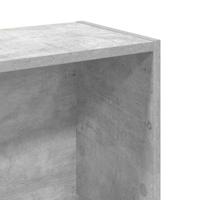 Boekenkast 80x24x109 cm bewerkt hout betongrijs - thumbnail