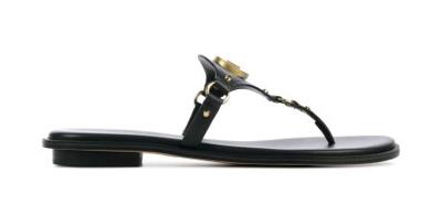 Michael Kors Dames Slippers in Leder (Zwart) Michael Kors Dames Slippers in Leder (Zwart)