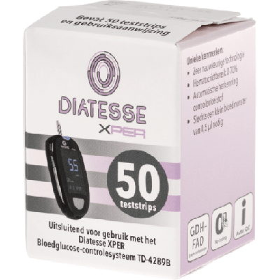 Diatesse Xper teststrips 50 Stuks