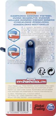 Kinderfietsbel The Paw Patrol CZ10548 Blauw