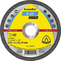 Klingspor A 60 Extra 262937 Doorslijpschijf recht 125 mm 25 stuk(s) RVS, Staal - thumbnail