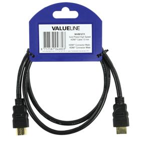 Basic HDMI 1.4 kabel verguld 1m