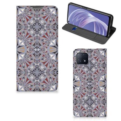 OPPO A73 5G | Standcase | Flower Tiles