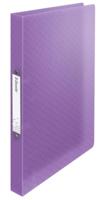Esselte Colour'Breeze ringmap, 2 ringen, PP, ft A4, met soepele kaft, lavendel - thumbnail