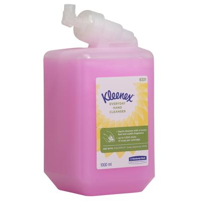 Kleenex navulling voor zeepdispenser Aquarius, parfum floral, flacon van 1 liter