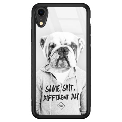 iPhone XR glazen hardcase - Bulldog