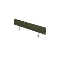 Rugleuning Picknicktafel Zigma Groen - thumbnail