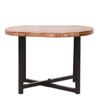 LABEL51 Bijzettafel 'Dex' Mangohout, 60cm - thumbnail