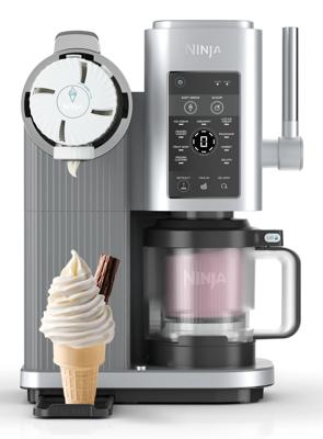 NINJA IJsmachine - Creami Swirl NC701EU - 480 ml capaciteit - 13 programma's inclusief softijs - 2 bakken inbegrepen