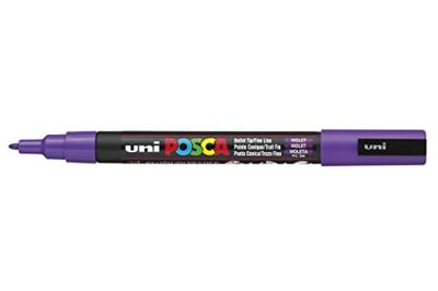 Paintmarker uni posca pc3m f paars | 6 stuks