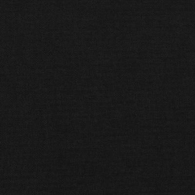 Hoofdbord LED 90x5x118/128 cm stof zwart - thumbnail