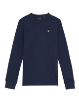 Lyle & Scott winter t-shirt jongens - navy blauw - longsleeve - thumbnail