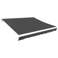 VidaXL Luifeldoek 450x300 cm canvas antraciet - thumbnail