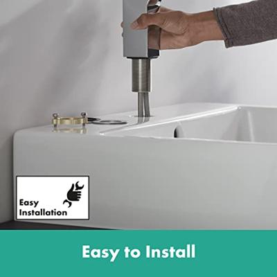 Hansgrohe Wastafelmengkraan Vernis Shape Eengreeps 70 CoolStart Zinc Met Trekwaste Chroom