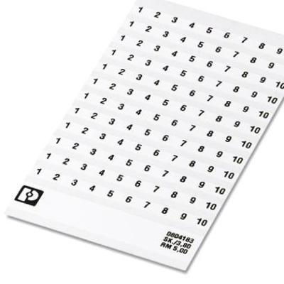 Phoenix Contact 0804183:0031 Klemmarkering 10 stuk(s) Phoenix Contact 0804183:0031 Klemmarkering 10 stuk(s)