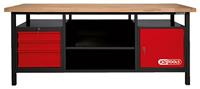 KS Tools 8650201 XXL-werkbank met 3 laden en 1 deur (b x h x d) 2000 x 840 x 680 mm - thumbnail