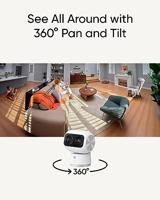eufy Security Indoor Cam S350 Dual Camera's 4K UHD Indoor Beveiligingscamera met 8× Zoom en 360° PTZ, ideaal voor babyfoon, huisdiercamera, hondencamera/thuisbeveiliging, AI voor mensen/huisdieren, - thumbnail