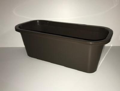 Bloembak Bruin lengte 40cm (set van 2)