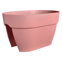 ELHO - Bloempot - Vibia Campana Flower Bridge 40 - Oudroze - Buitenbalkon - L 26 x B 39 x H 22 cm - thumbnail