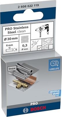 Bosch Accessoires Schijfborstel 30 mm, 0,3 mm, 6 mm, 4500 U/ min 1st - 2608622119