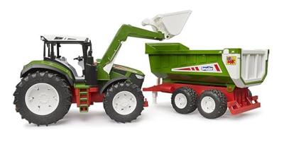 bruder ROADMAX tractor met frontlader en kiepwagen Kant-en-klaar model Landbouwvoertuig (model)