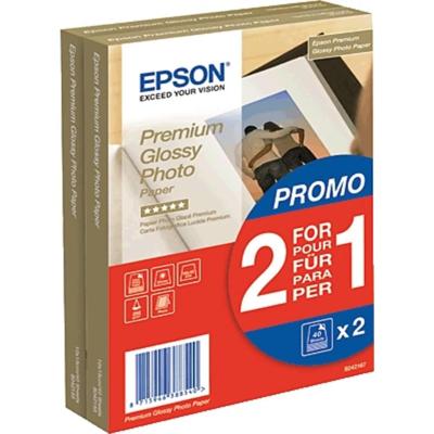 Epson SO42167 Prem Glossy 10X15 Photo Paper 2X40vel