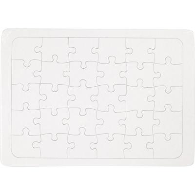 Creativ Company Puzzel, afm 21x30 cm, wit, 1 stuk - thumbnail