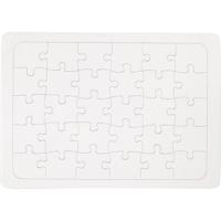 Creativ Company Puzzel, afm 21x30 cm, wit, 1 stuk - thumbnail