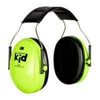 Gehoorbeschermer voor kinderen 27 dB 3M Peltor H510AK neongroen - thumbnail