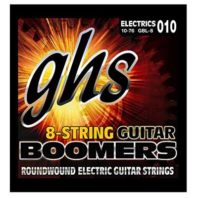 GHS GBL-8 Boomers 8-string light snarenset voor 8-snarige gitaar GHS GBL-8 Boomers 8-string light snarenset voor 8-snarige gitaar