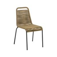 Kave Home Tuinstoel 'Lambton' kleur Bruin - thumbnail