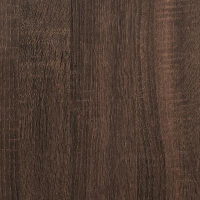 Boekenkast 100x33x135 cm bewerkt hout bruin eikenkleurig
