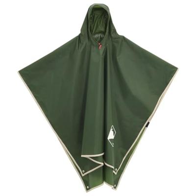 Regenponcho met capuchon 2-in-1 ontwerp 223x145 cm groen Regenponcho met capuchon 2-in-1 ontwerp 223x145 cm groen