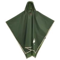Regenponcho met capuchon 2-in-1 ontwerp 223x145 cm groen - thumbnail
