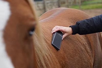 Excellent Horse Grooming Brush Large zwart - thumbnail