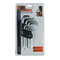Velleman VTSTAR3 Torxsleutelset T10-T50 9-delig - thumbnail