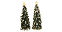 Luville General Snowy Conifer with lights 2 pieces - thumbnail
