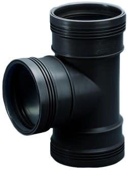 PP t-stuk 90 graden manchet - 110 mm