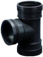 PP t-stuk 90 graden manchet - 110 mm - thumbnail