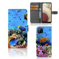 Samsung Galaxy A12 | Telefoonhoesje | Met pasjeshouder | Vissen - thumbnail