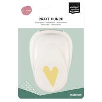 Vaessen Creative • figuurpons hart smal speels medium - thumbnail