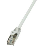 LogiLink CP1022D CAT5e SF/UTP patchkabel AWG26 grijs 0,50m - thumbnail