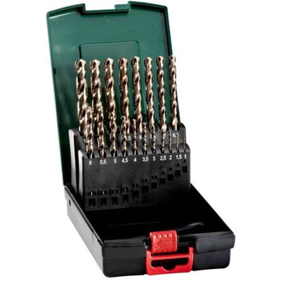 Metabo 627671000 Metaal-spiraalboorset 19-delig 1 mm, 1.5 mm, 2 mm, 2.5 mm, 3 mm, 3.5 mm, 4 mm, 4.5 mm, 5 mm, 5.5 mm, 6 mm, 6.5 mm, 7 mm, 7.5 mm, 8 mm, 8.5 mm, Metabo 627671000 Metaal-spiraalboorset 19-delig 1 mm, 1.5 mm, 2 mm, 2.5 mm, 3 mm, 3.5 mm, 4 mm, 4.5 mm, 5 mm, 5.5 mm, 6 mm, 6.5 mm, 7 mm, 7.5 mm, 8 mm, 8.5 mm,
